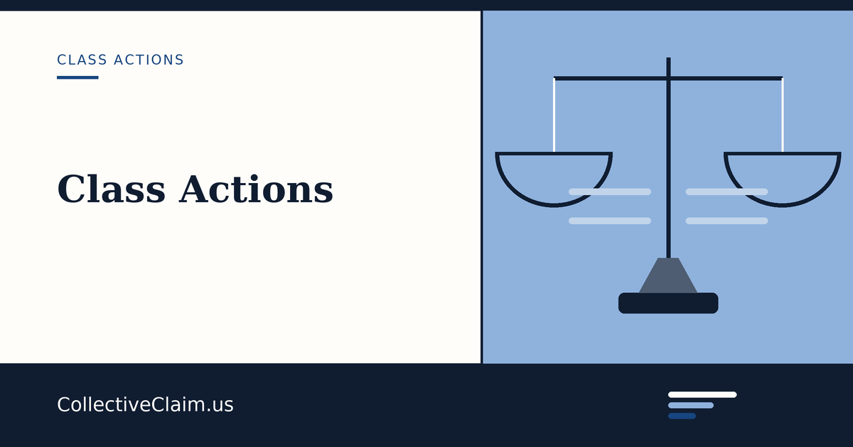 Section card for class action coverage: certification, opt-out rights and settlements.