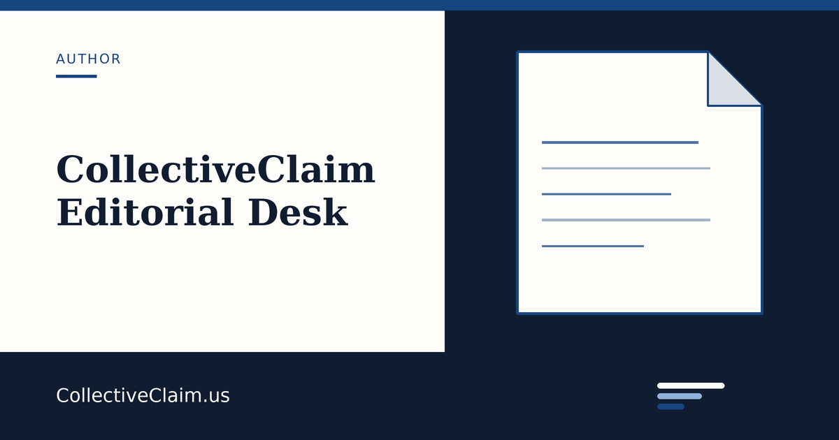 Card for the CollectiveClaim Editorial Desk profile.