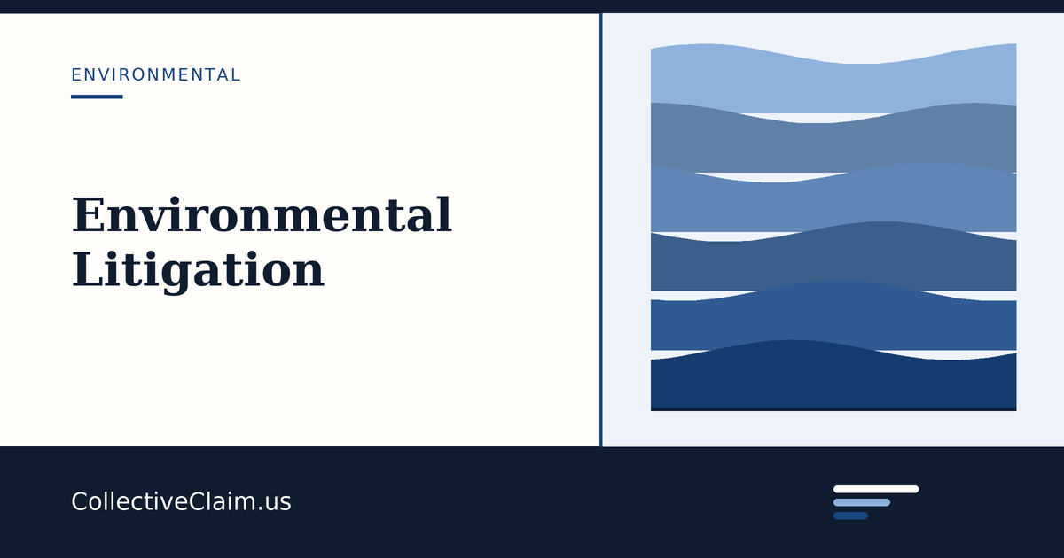 Section card for environmental coverage: PFAS, asbestos and exposure litigation.