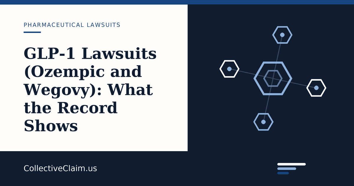 Court docket heading for the federal multidistrict proceeding over GLP-1 receptor agonist medicines