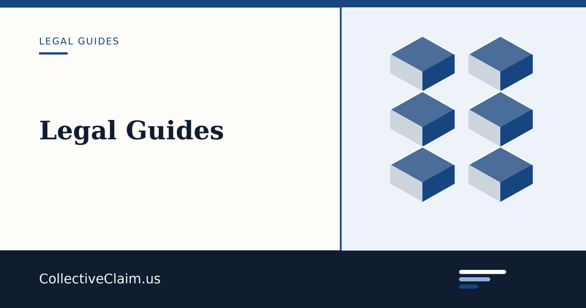 Section card for the legal guides: how federal litigation procedure actually works.