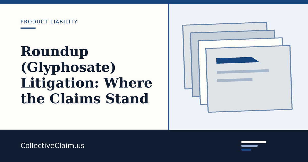 Summary of the Roundup glyphosate product liability litigation and its current procedural status